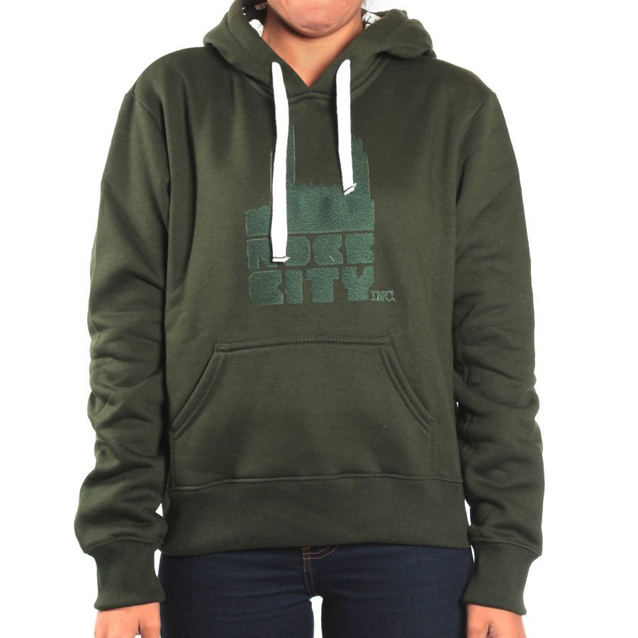 Moletom Rock City Inc 20014 Verde Musgo Rock City