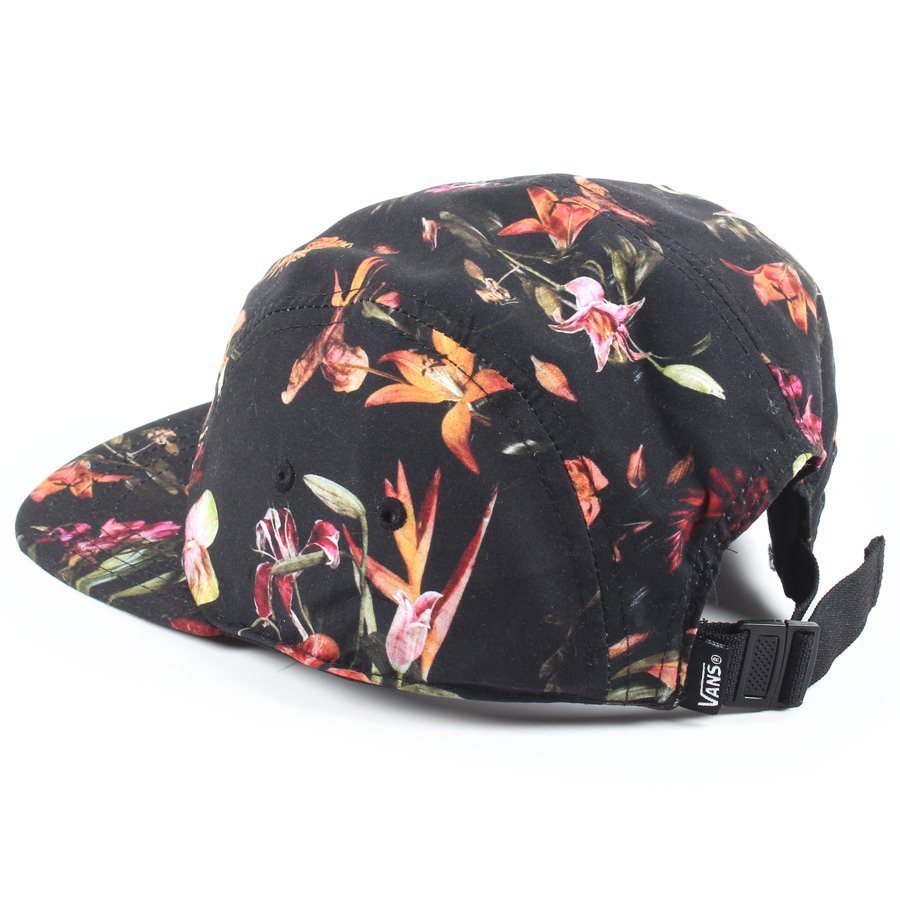 vans preto floral