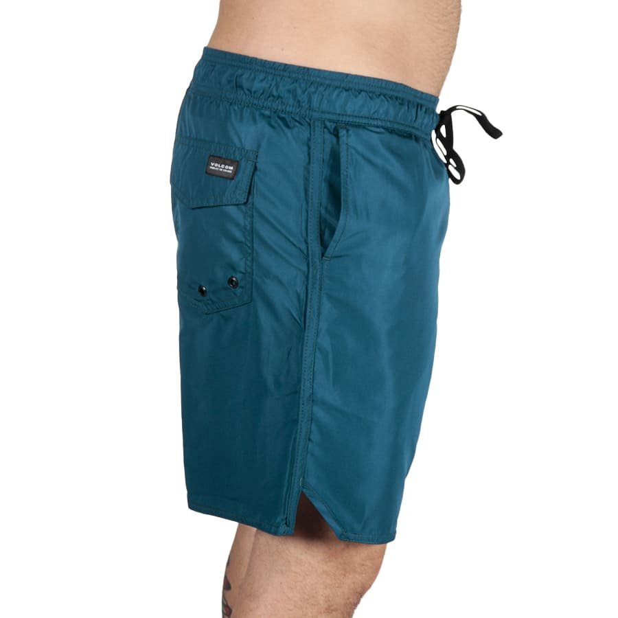 Bermuda Volcom Solid Stone Shorts Azul - Rock City