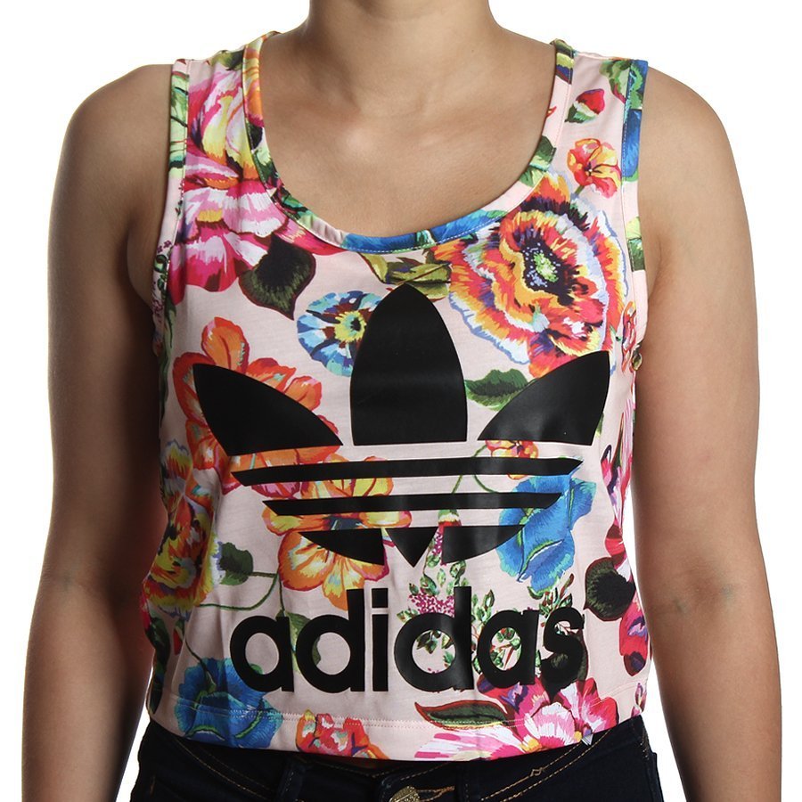 regata adidas feminina floral