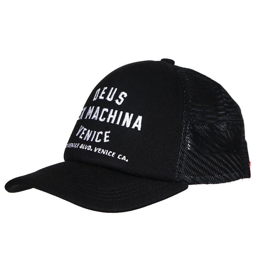 Boné Deus Ex Machina Venice Address Trucker Preto - Rock City