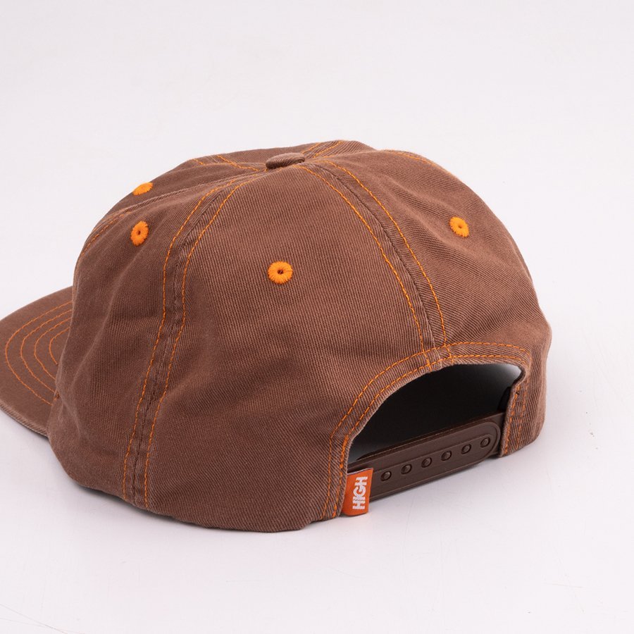 Boné Five Panel High Marrom