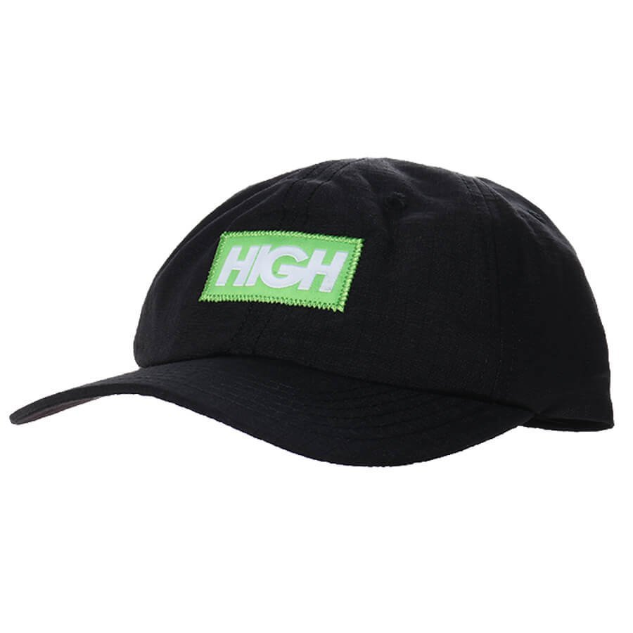 Boné High Company 6 Panel Logo Preto - Rock City