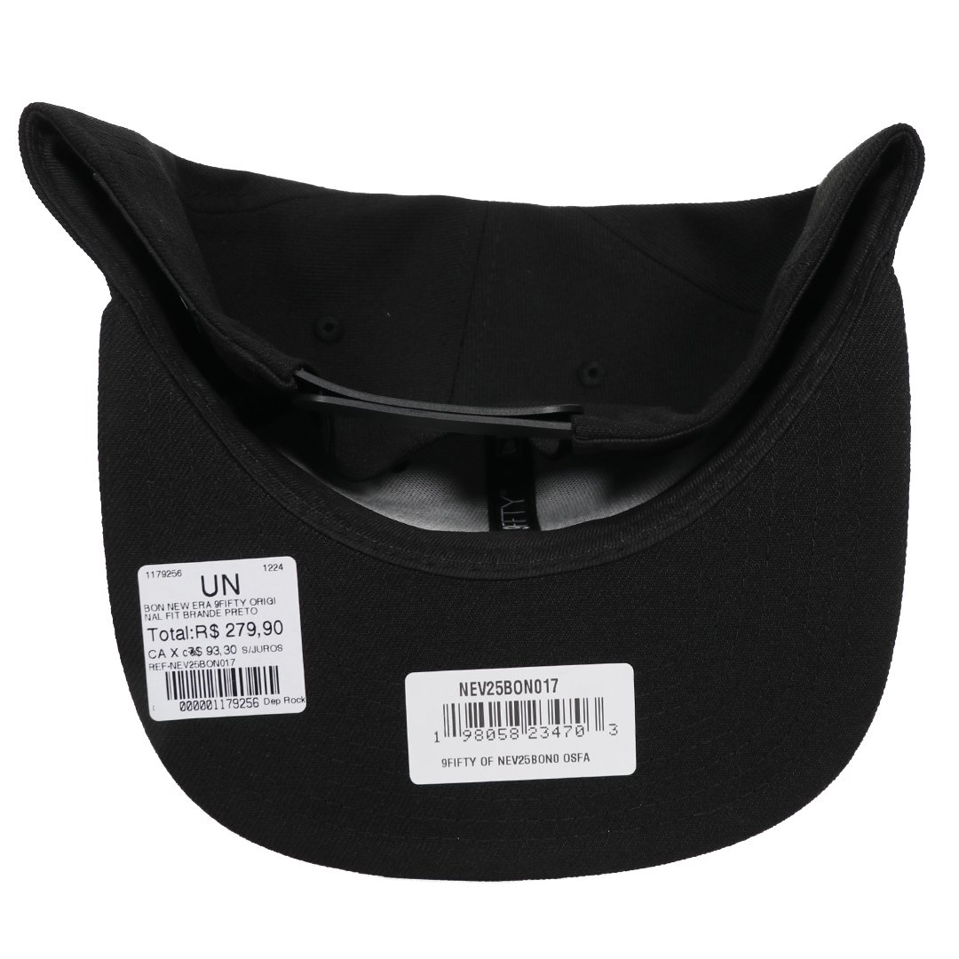 Boné New Era 9fifty Original Fit Branded Core Preto