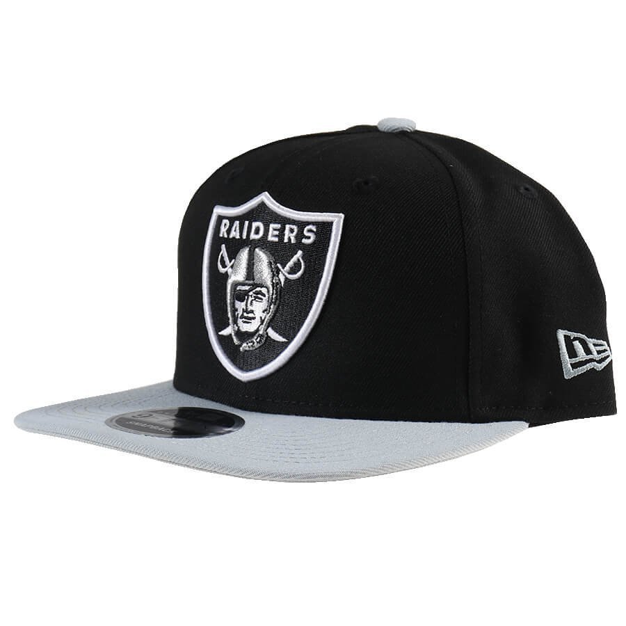 Bone New Era Raiders 950 Oakrai Preto/Cinza - Rock City