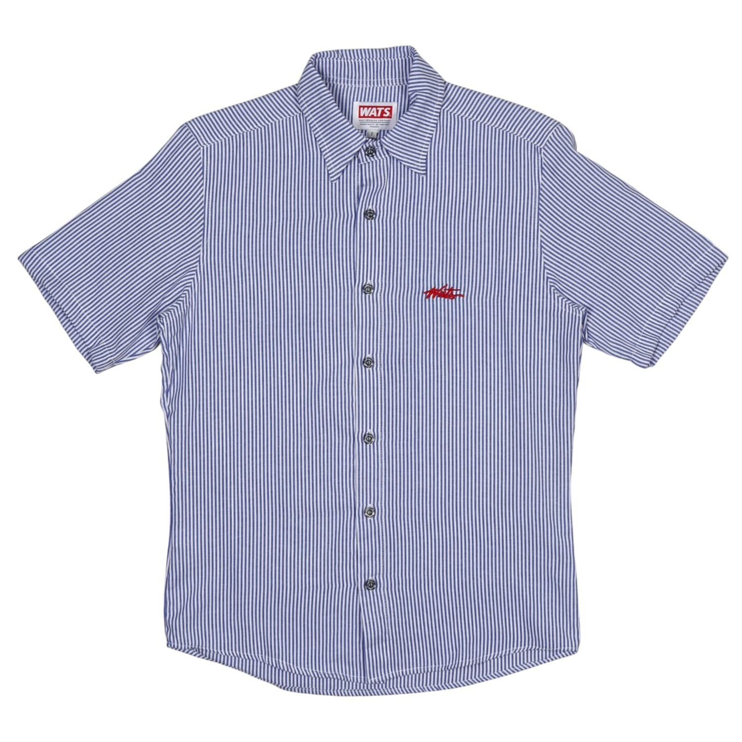 Camisa Wats Listra Tag Azul/Branco