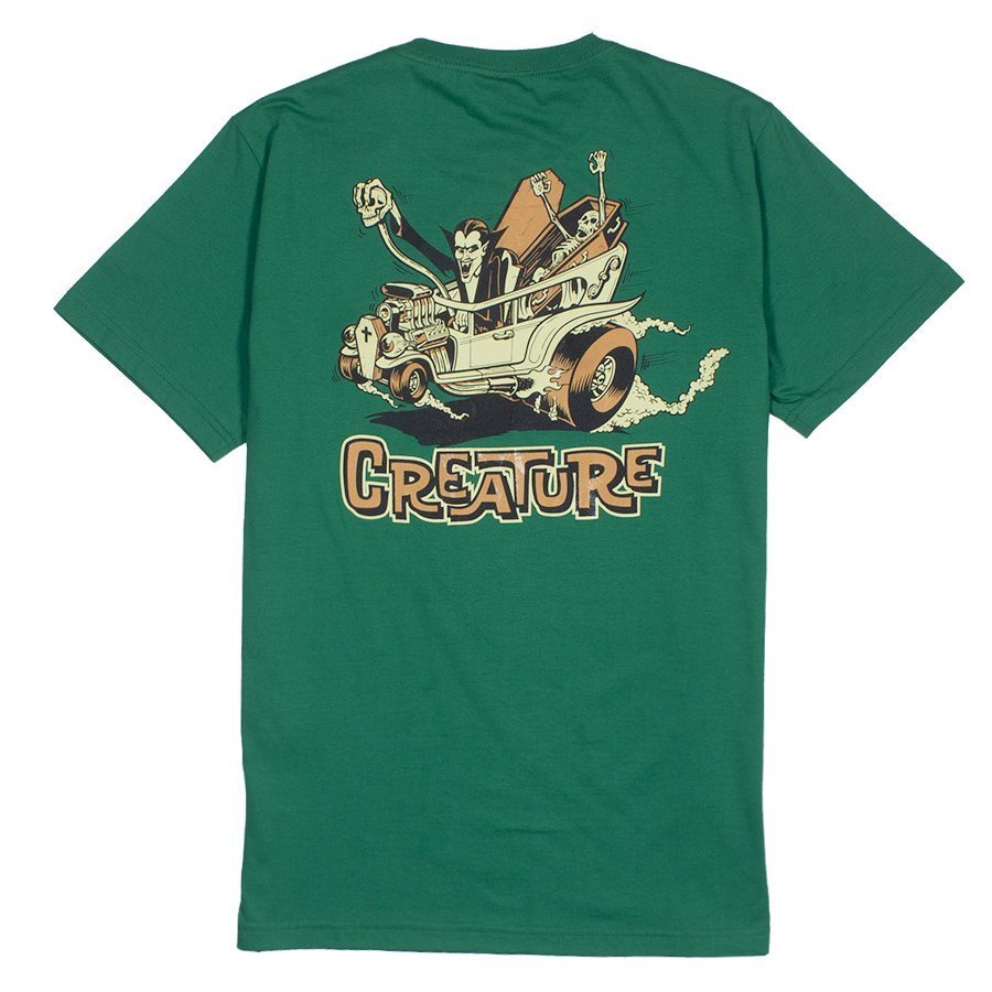 Camiseta Creature Monster Mobile Verde - Rock City