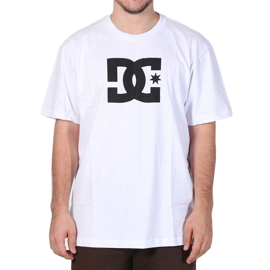camiseta dc shoes star branca