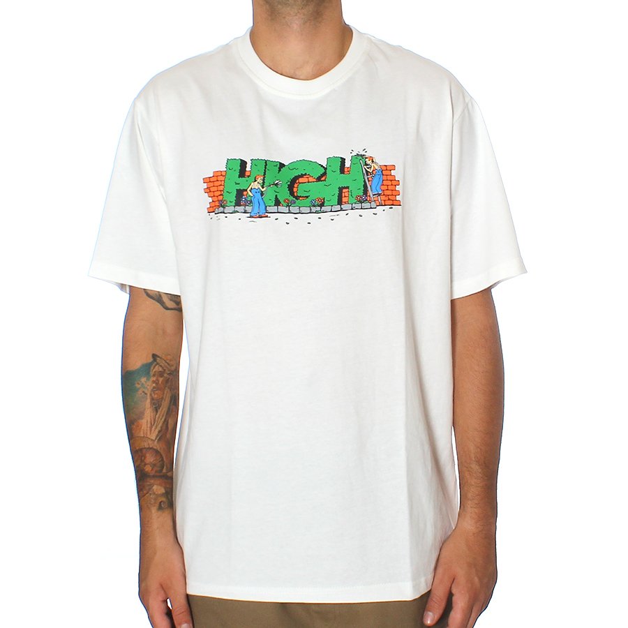 Camiseta High Company Plant Creme - Rock City