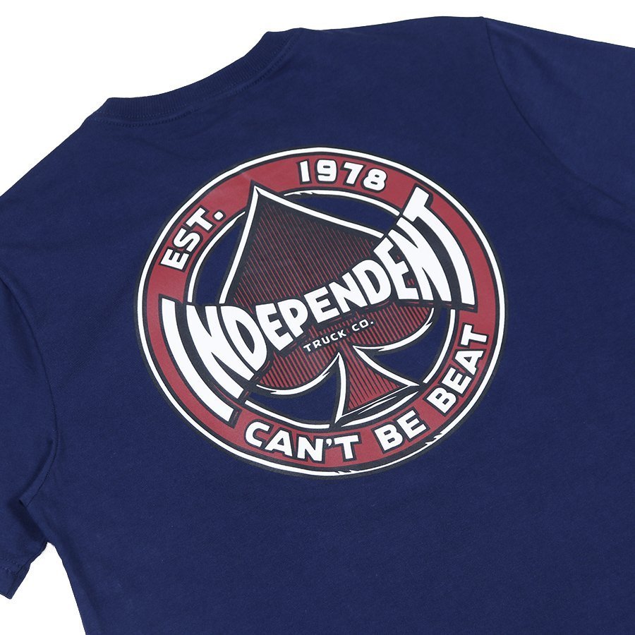 Camiseta Independent Can't Be Beat 78 Azul Marinho - Rock City