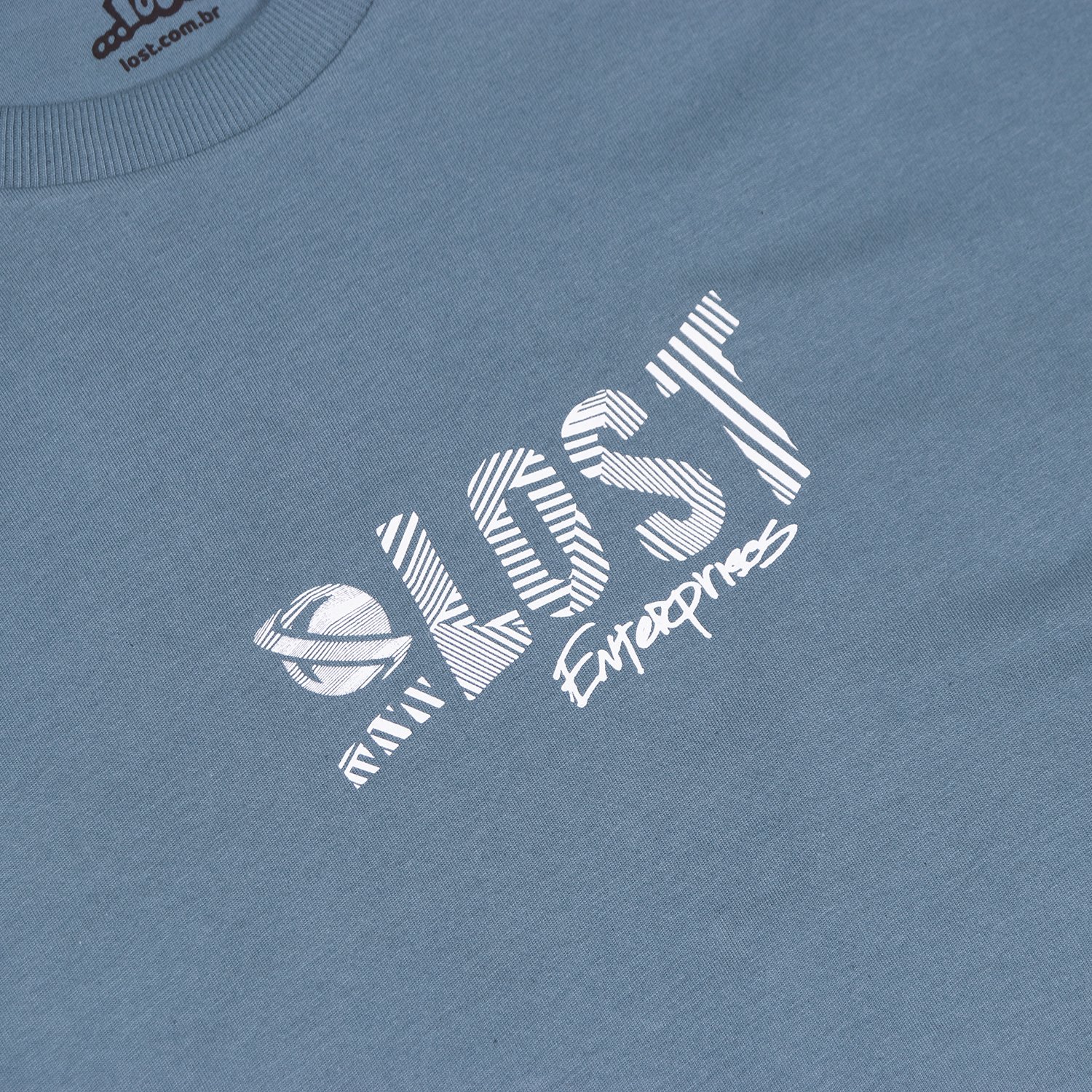 Camiseta Lost Logotypes Azul