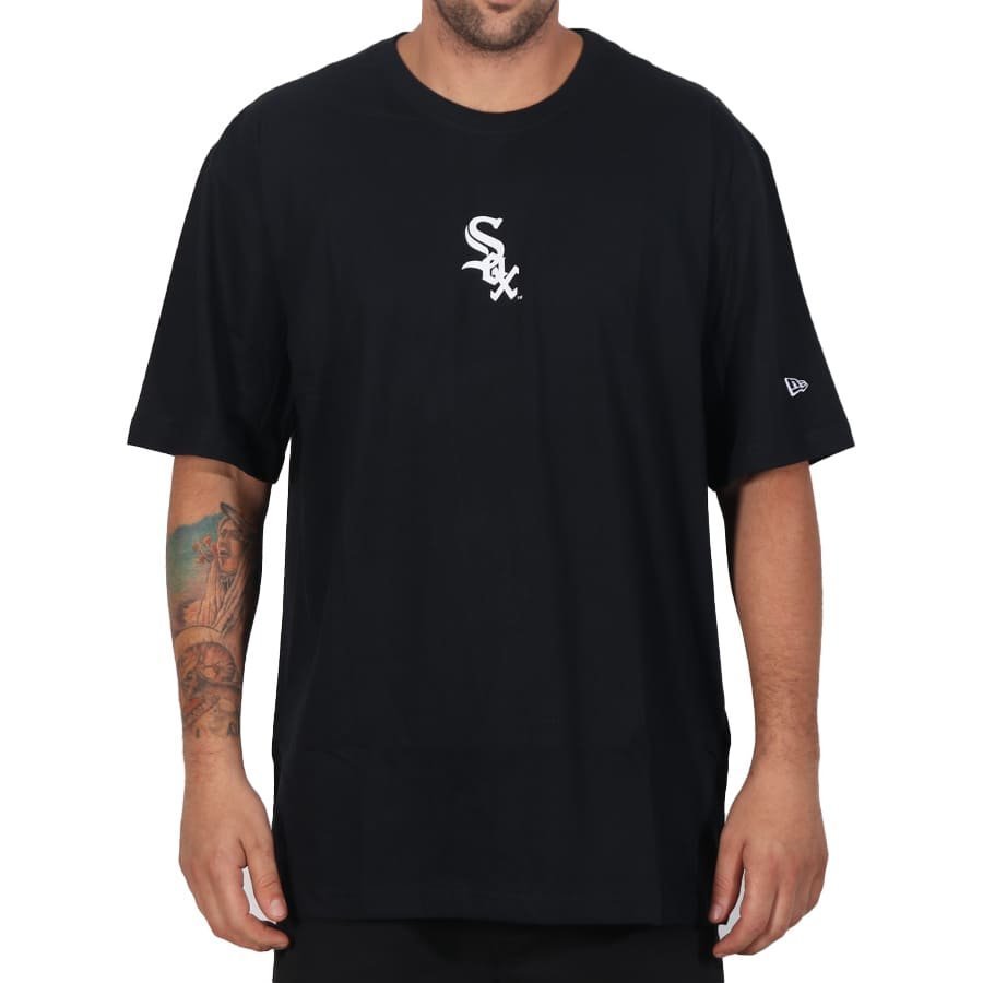 Camiseta New Era White Sox La 90 Lowriders Large Preto - Loja HIP