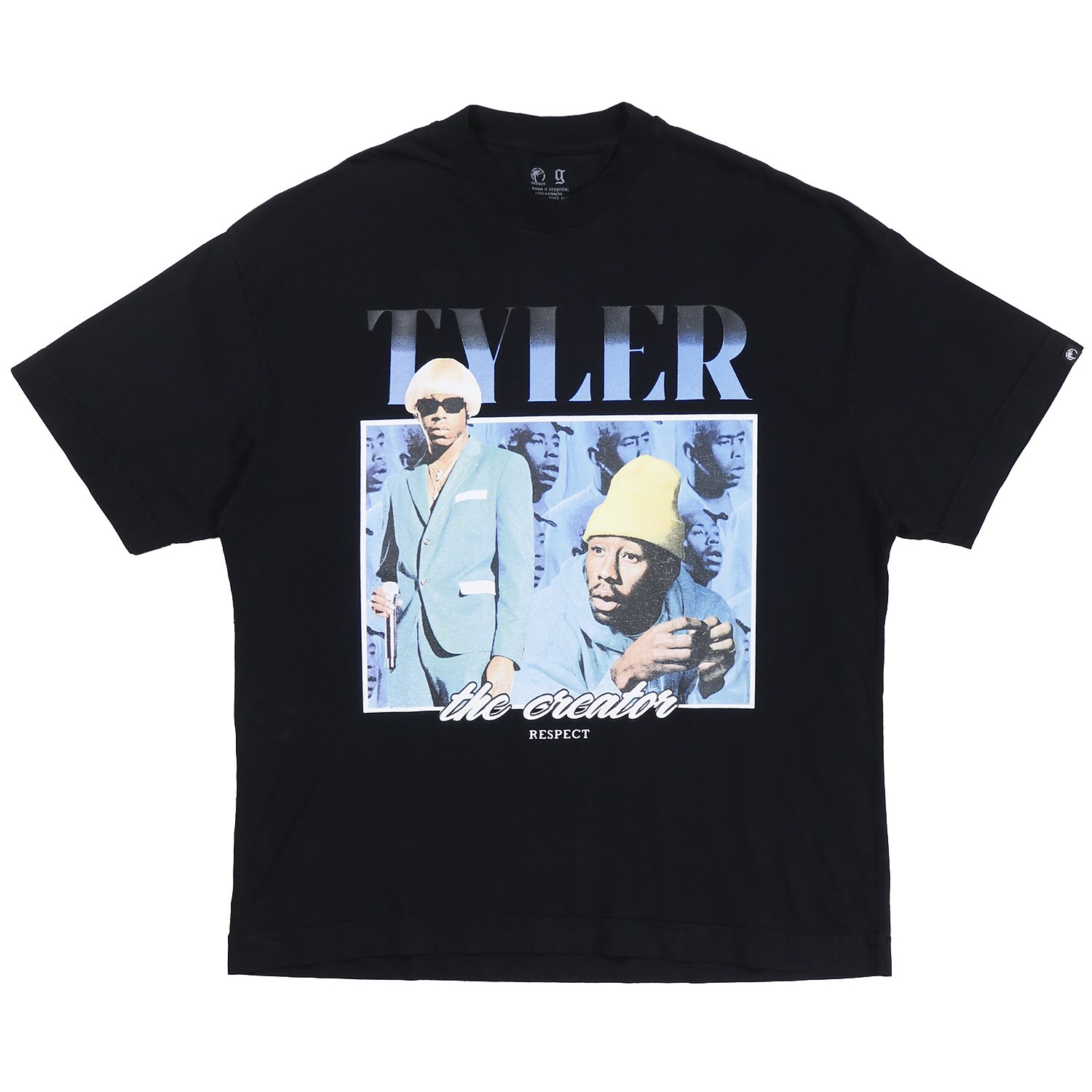 Camiseta Respect Vintage Tyler Oversized Preto