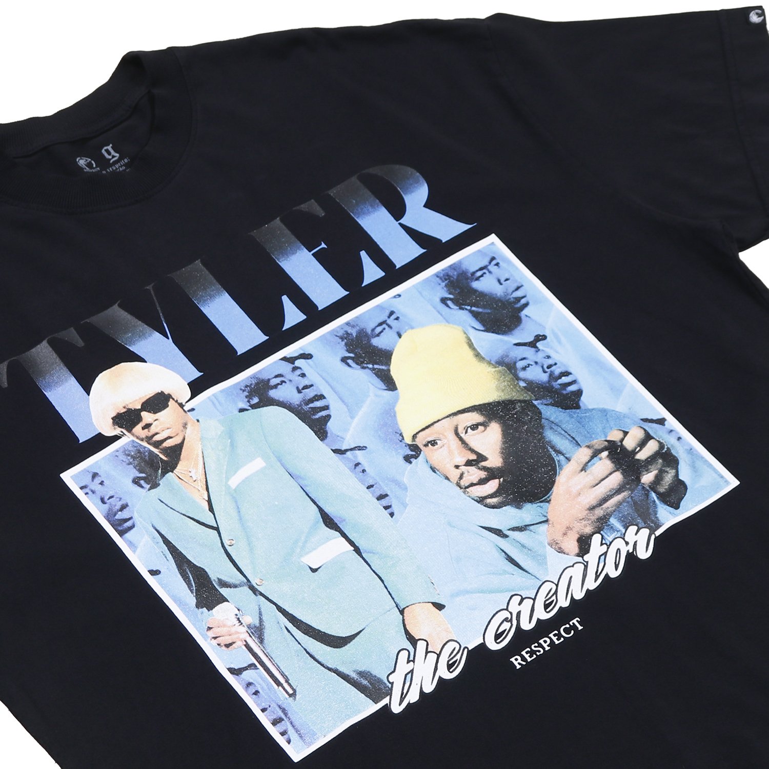 Camiseta Respect Vintage Tyler Oversized Preto - Rock City