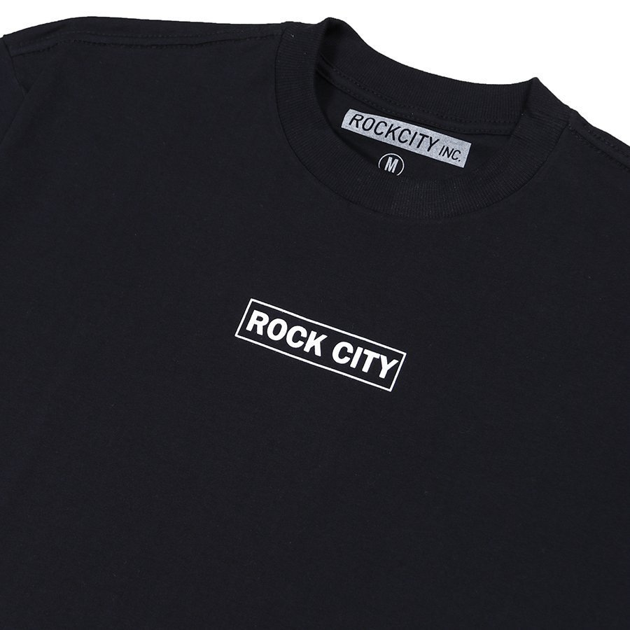 Camiseta Rock City Logo Box Preto Rock City