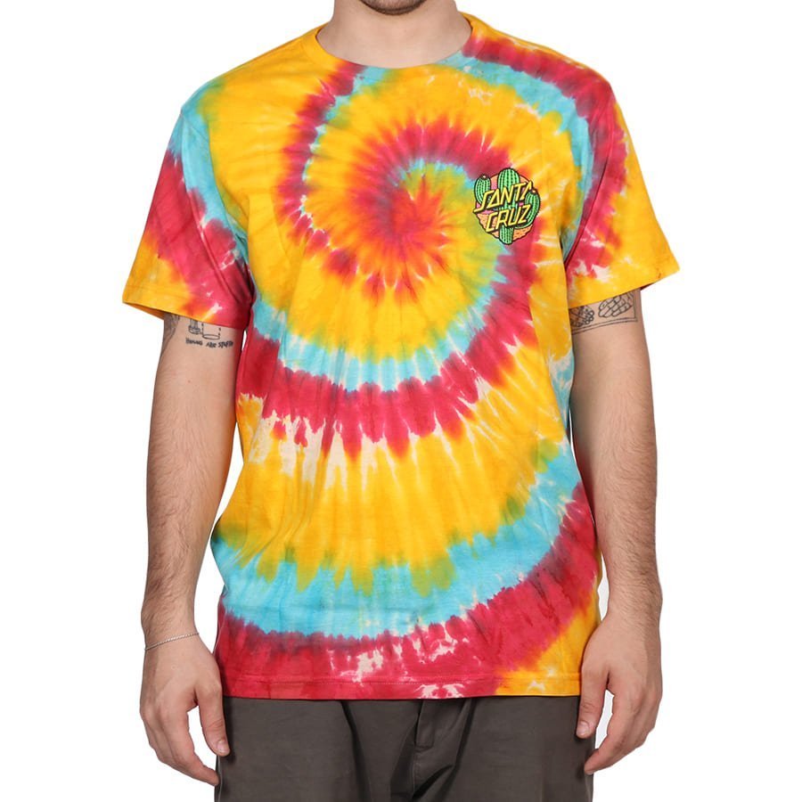 Camiseta Santa Cruz Especial Cactus Dot Tie Dye - Rock City