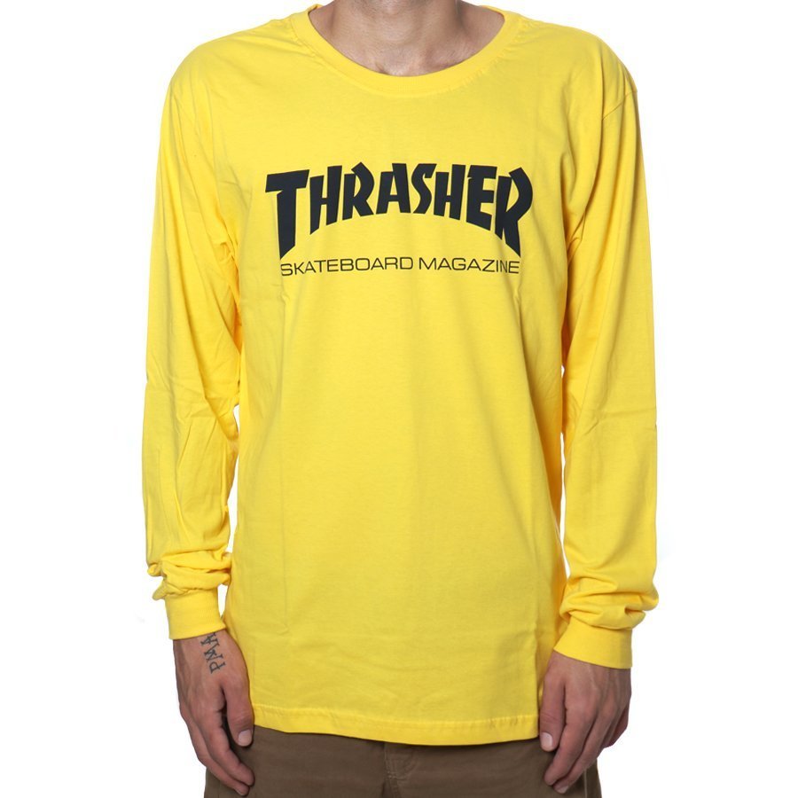 Camiseta Thrasher Magazine Logo Manga Longa -