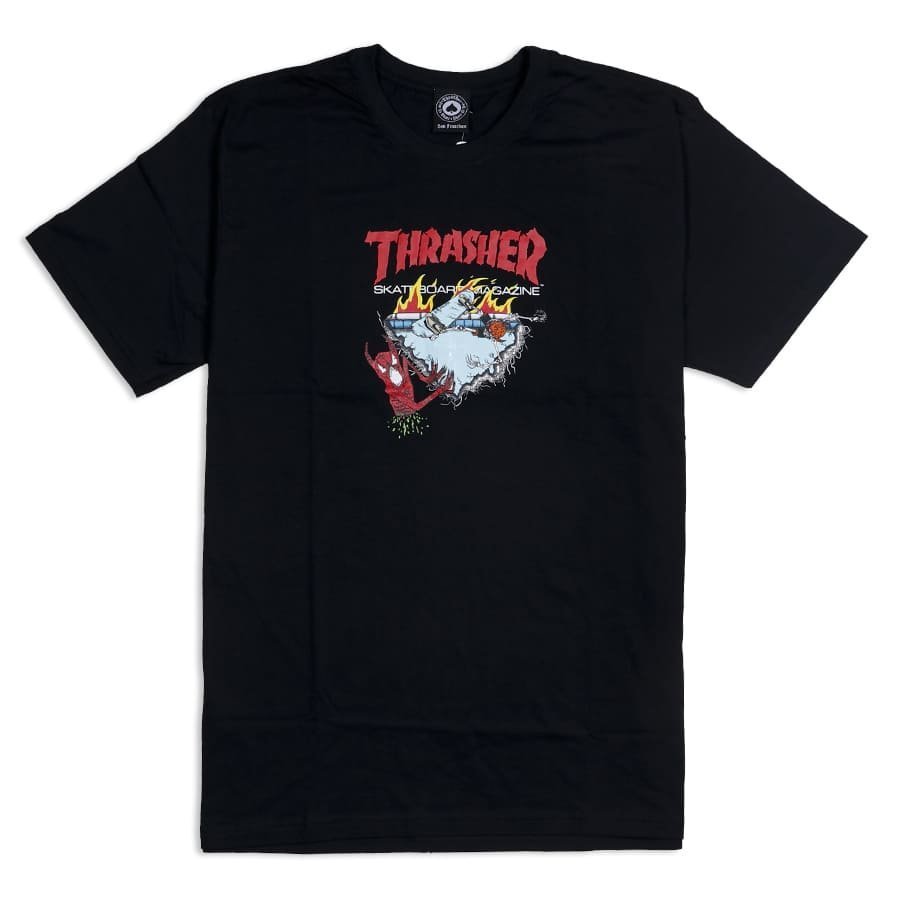 Camiseta Thrasher Neckface 500 Preto - Rock City