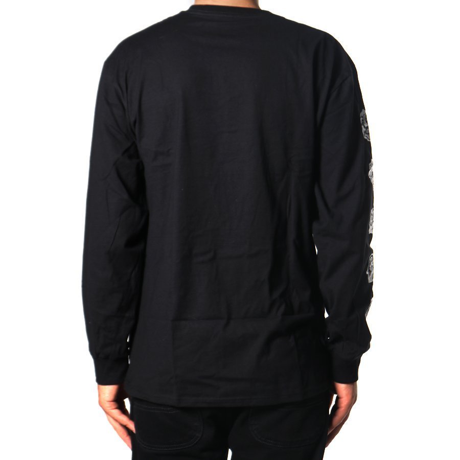 Camiseta Vans Rowan Zorrila Face Manga Longa Preto - Rock City