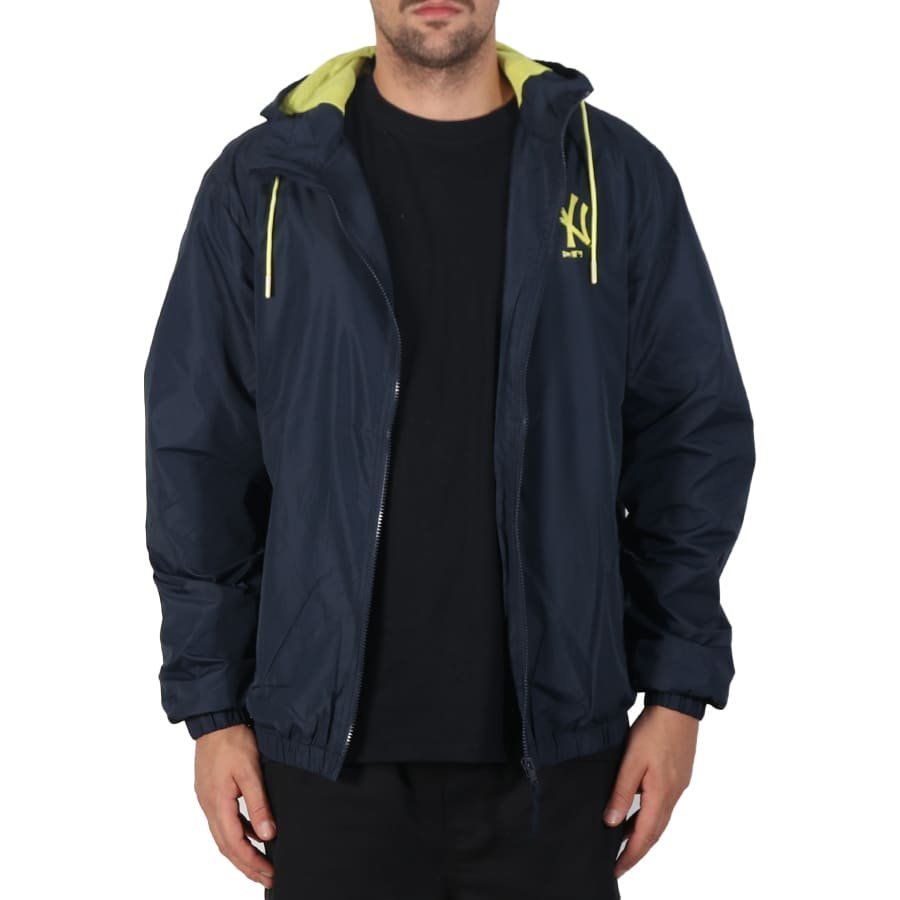 Jaqueta New Era Basic Sazonal Quad Neyyan Corta Vento Azul Marinho