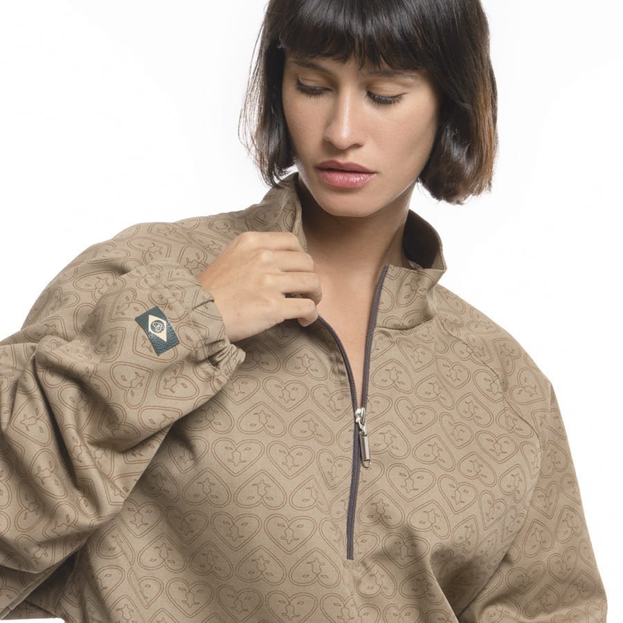 Jaqueta Privê The Brown Sugar Zip Anorak Marrom - Rock City
