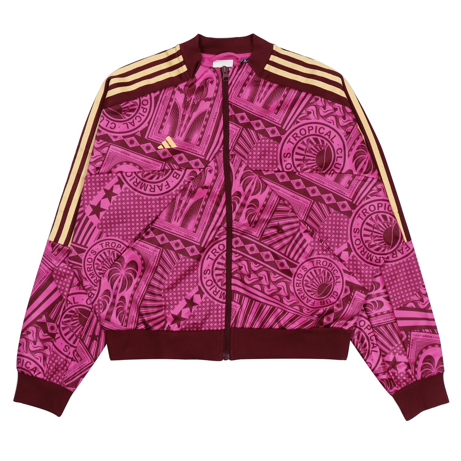 Jaqueta Tiro Adidas X Farm Rosa/Amarelo - Rock City