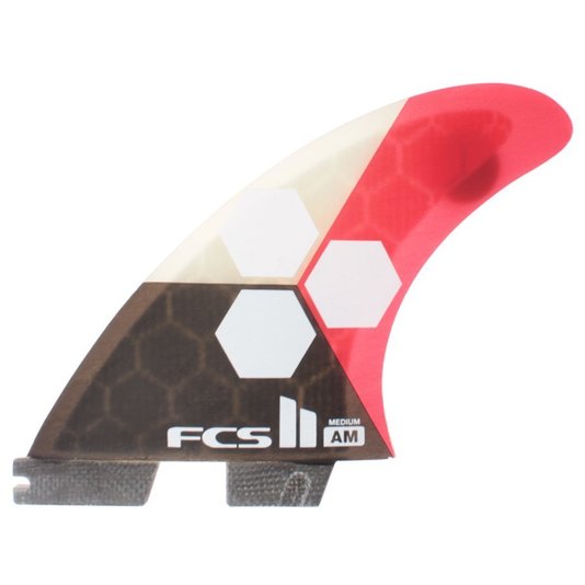 Quilha FCS 2 Shaper Series Al Merrick Preto/Vermelho