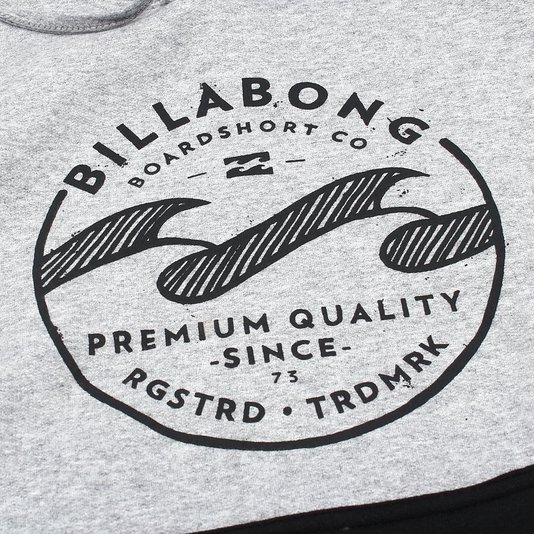 Moletom billabong Double Infantil Mescla