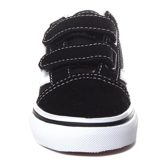 Tenis Vans Old Skool Velcro Infantil Preto/Branco