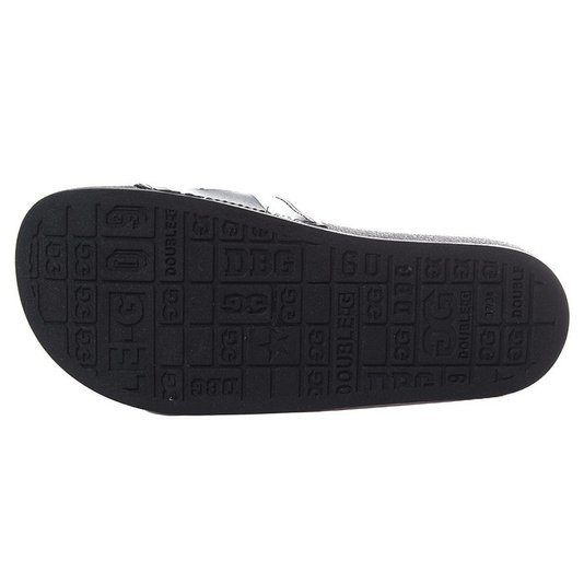 Chinelo Qix DBG Listras Preto