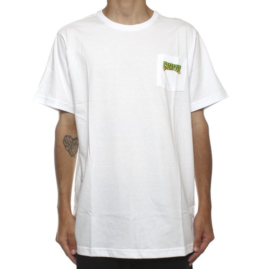 Camiseta Creature Logo Pocket Branco