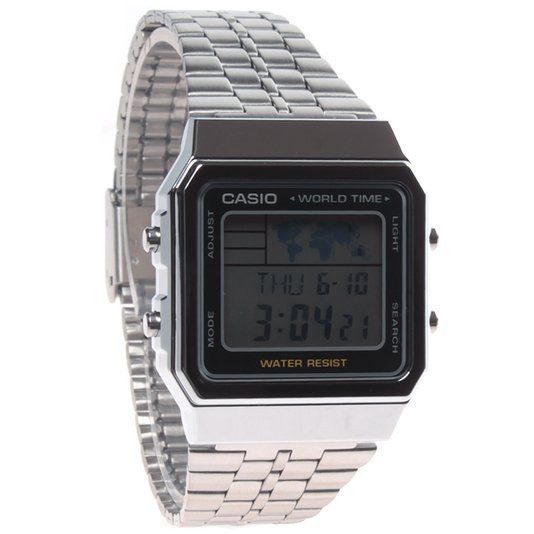Relógio Casio Vintage A500WA-1DF Prata