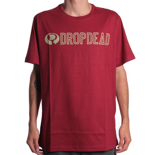 Camiseta Drop Dead Drop Stroke Vermelho