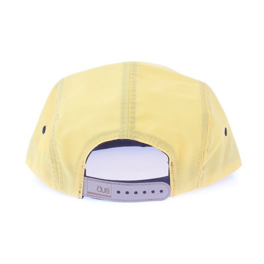 Boné Ous 5 Paineis Nylon Amarelo/Preto