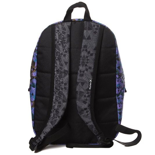 Mochila Hurley City Preto/Roxo