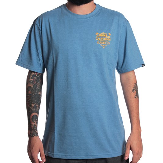Camiseta Vans Cali Classic Azul/Amarelo