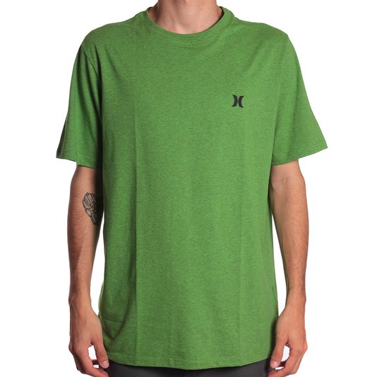 Camiseta Hurley Mini Logo Icon Verde Mescla
