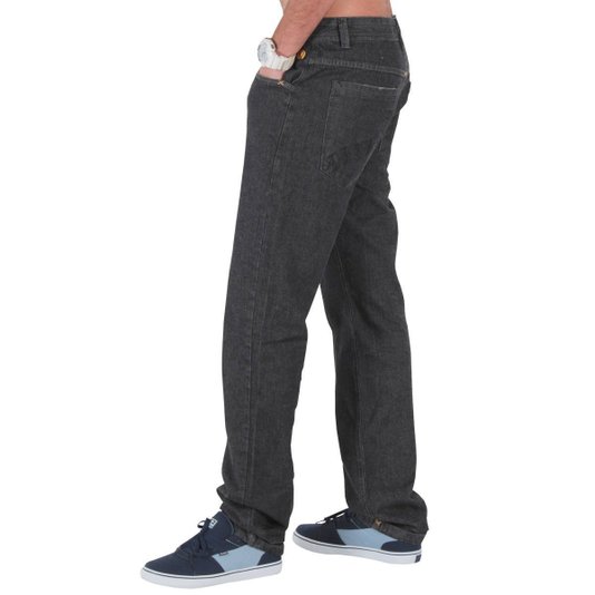 Calça Drop Dead Black Burn Preto