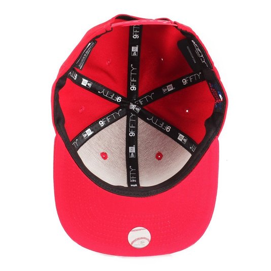 Bone New Era La Basic Logo Vermelho