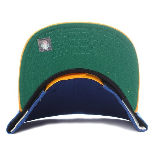 Boné Mitchell & Ness Golden State Warriors Aba Reta Azul