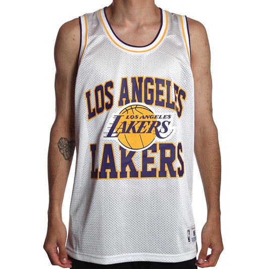 Regata Mitchell & Ness LA Lakers Branco