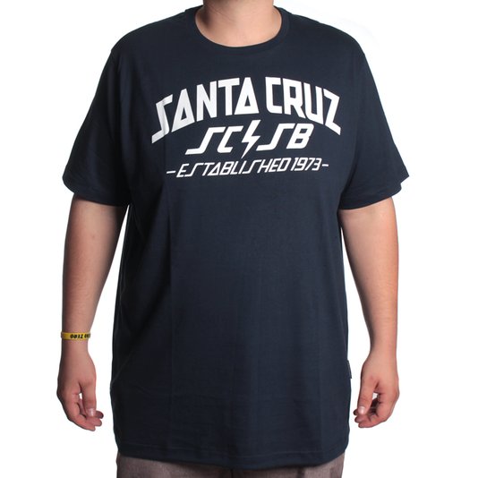 Camiseta Santa Cruz Big HQ Azul Marinho