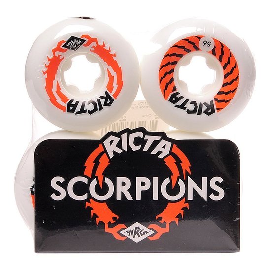 Roda Ricta Scorpions 81B Branco/Laranja