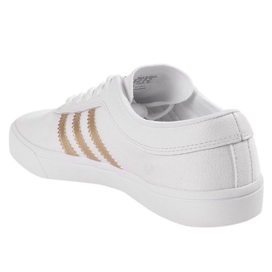 Tenis Adidas Sellwood Branco/Dourado