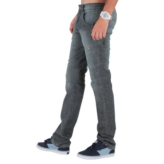 Calça New Skate Slim Stop Azul
