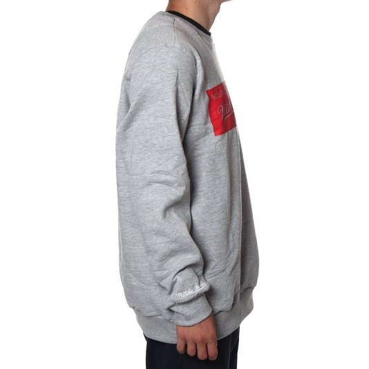 Moletom Mitchell & Ness Careca Brande Mescla