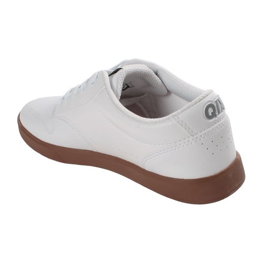 Tênis Qix Base Branco/Marrom