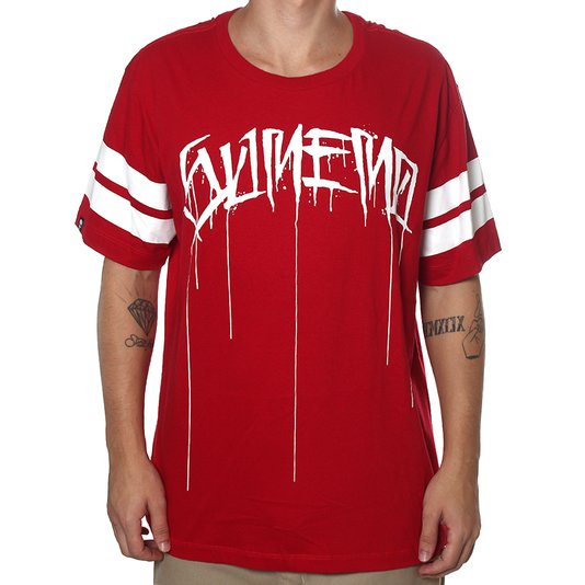 Camiseta Sumemo Grafite Comprida Vermelho