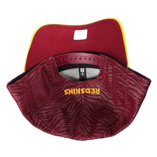 BONÉ NEW ERA 940 INSIDE WASRED VERMELHO/AMARELO