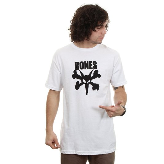 Camiseta Bones Bassic Branco